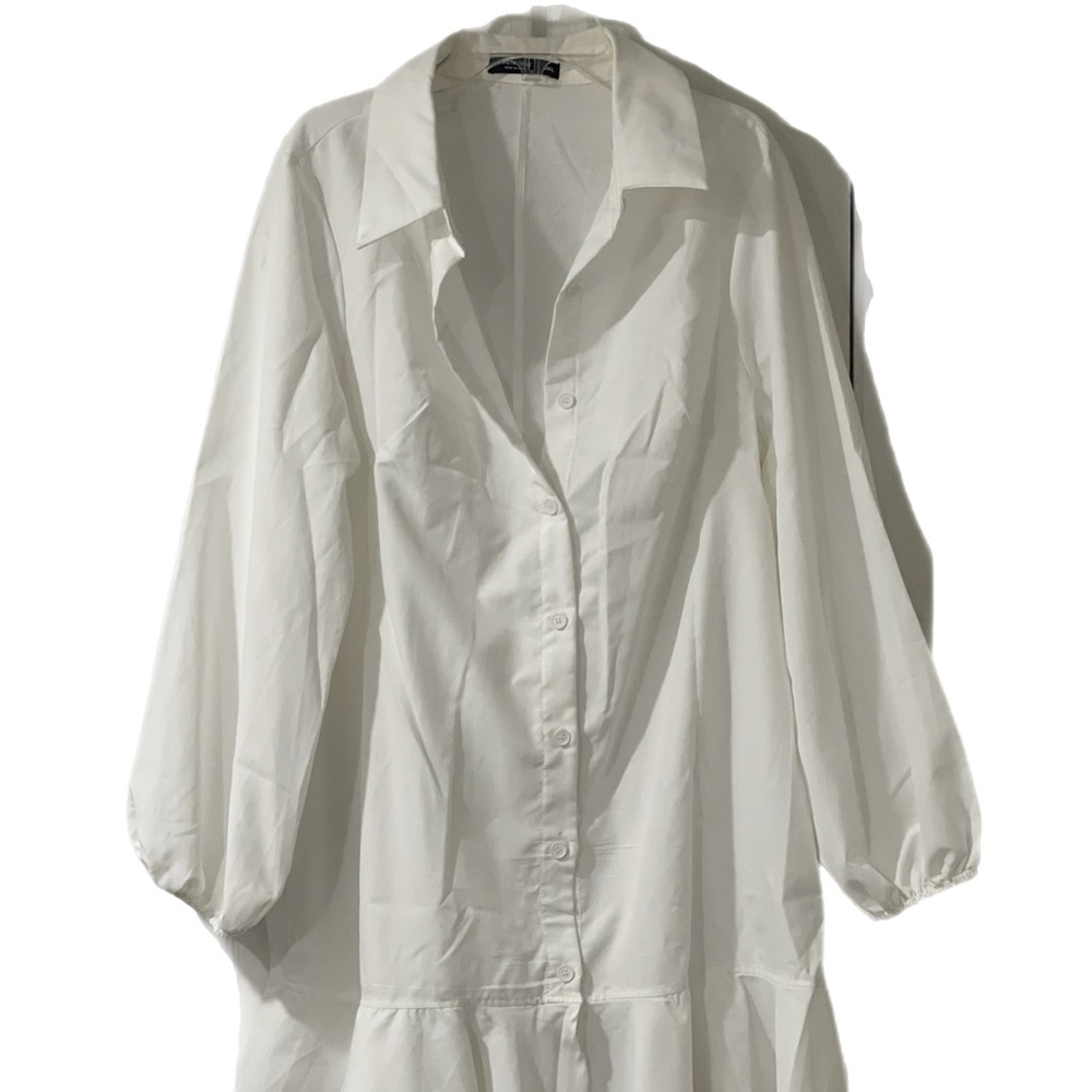 White Button-Up Blouse